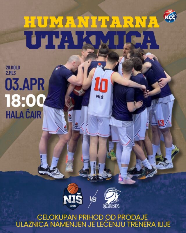Srce na teren za Spoka Meč KK Niš - KK Sloven