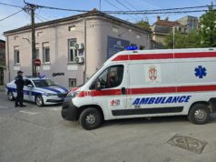 SUDAR U NIŠU: Između vozača automobila Volkswagen i bicikliste Sudar u Rajićevoj ulici