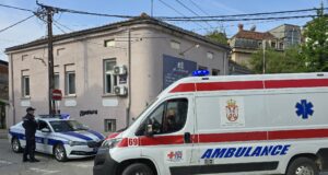 SUDAR U NIŠU: Između vozača automobila Volkswagen i bicikliste Sudar u Rajićevoj ulici