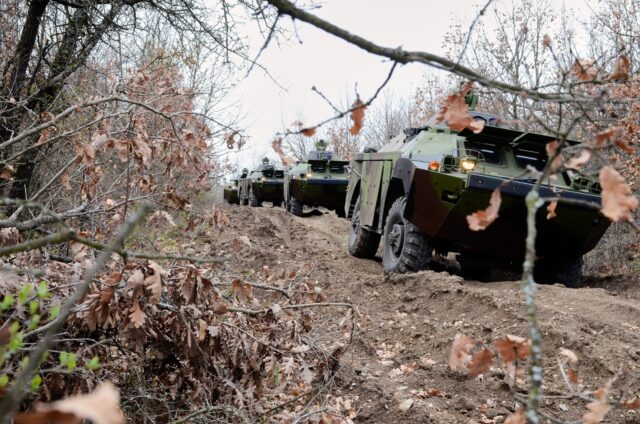 Taktička obuka Oklopno-izviđačkog bataljona