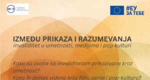 Tribina o prikazima invaliditeta u umetnosti i medijima u Deli prostoru Tribina Između prikaza i razumevanja - invaliditet u umetnosti, medijima i pop kulturi