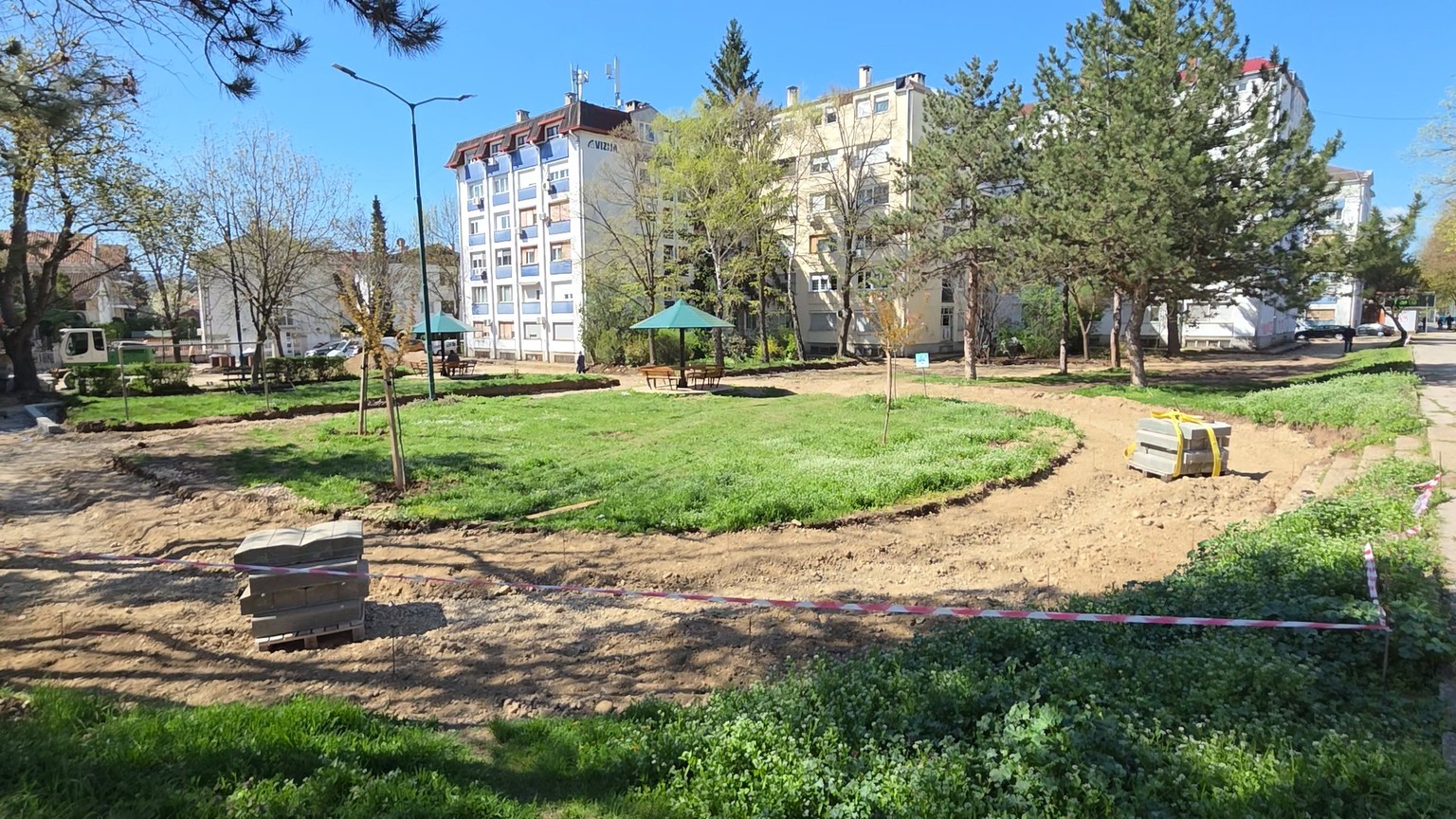Uređuje se međublokovski prostor u Knjaževačkoj ulici