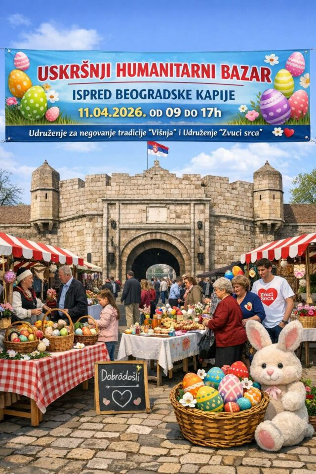 Uskršnji humanitarni bazar ispred Beogradske kapije u subotu
