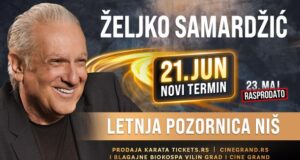 Željko Samardžić zakazao još jedan koncert u Nišu