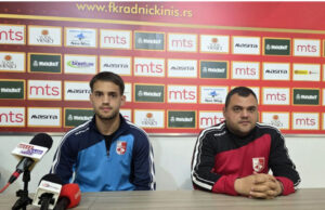Radnički protiv Spartaka slavi opstanak u ligi. Slobodan ulaz na Čair Dušan Pavlović i Marko Neđić