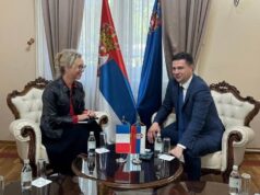 Ambasadorka Francuske prvi put u Nišu: Ferari razgovarala sa gradonačelnikom i upravom Filozofskog fakulteta