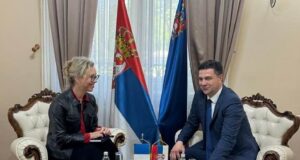Ambasadorka Francuske prvi put u Nišu: Ferari razgovarala sa gradonačelnikom i upravom Filozofskog fakulteta
