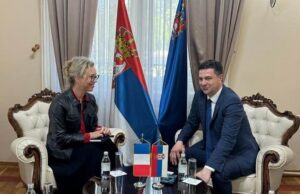 Ambasadorka Francuske prvi put u Nišu: Ferari razgovarala sa gradonačelnikom i upravom Filozofskog fakulteta