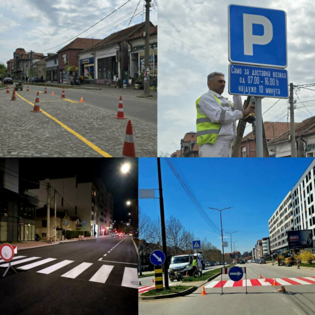 Nova parking mesta za dostavljače kod pijace, obnovljena signalizacija širom grada
