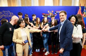 Niš ima najbolje mlade odbojkaše u Srbiji Prijem za odbojkaše Osnovne škole Sveti Sava Niš