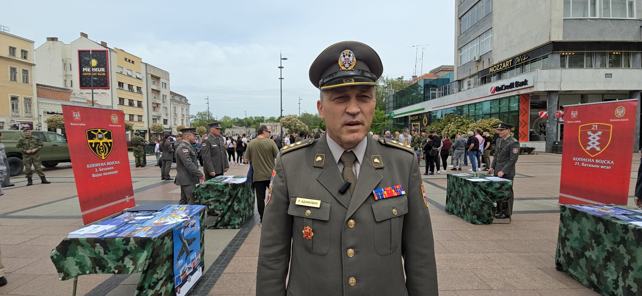 Pukovnik Rade Adamović načelnik štaba Treće brigade kopnene vojske