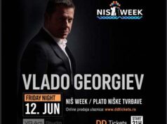 Vlado Georgiev pred nastup na Niš week-u: Publika je ovde mnogo dobra, baš se radujem koncertu Vlado Georgijev