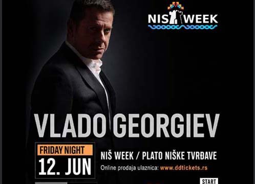Vlado Georgiev pred nastup na Niš week-u: Publika je ovde mnogo dobra, baš se radujem koncertu Vlado Georgijev