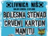 Pank spektakl u Livnici: Crveni karton, Bolesna štenad i Manitu 4. jula u Nišu