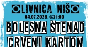 Pank spektakl u Livnici: Crveni karton, Bolesna štenad i Manitu 4. jula u Nišu