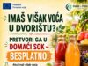 Bašta u boci: Besplatna prerada voća za domaćinstva u Nišu