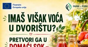 Bašta u boci: Besplatna prerada voća za domaćinstva u Nišu