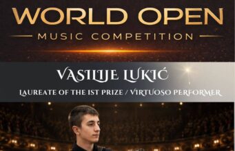 Veliki uspeh virtuoza niške muzičke škole: Vasiliје Lukić laureat World Open Music Competition-a