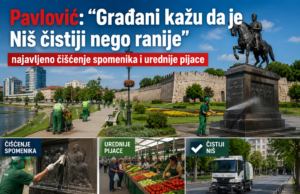 Pavlović: „Građani kažu da je Niš čistiji nego ranije”, najavljeno čišćenje spomenika i urednije pijace