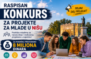 Raspisan konkurs za projekte za mlade u Nišu, za podršku predviđeno 8 miliona dinara