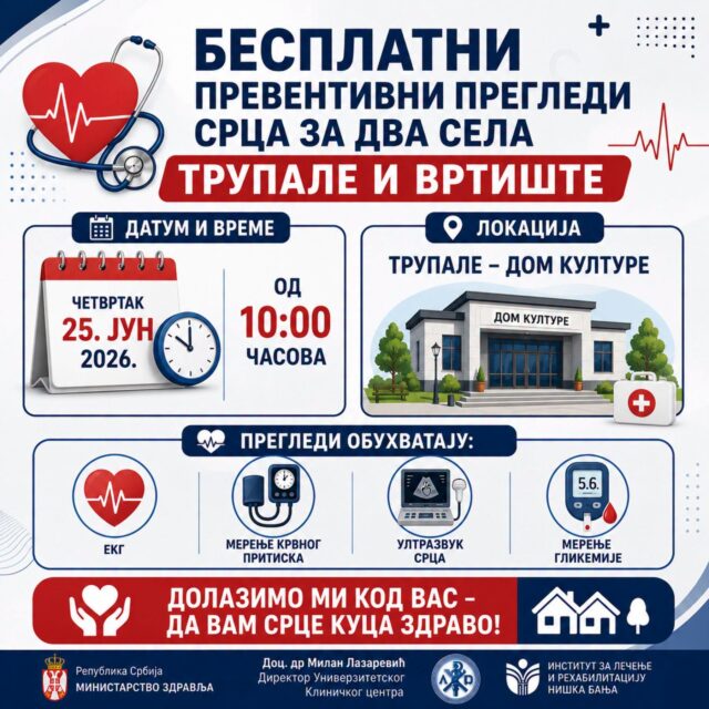 Dolazimo mi kod vas- da Vam srce kuca zdravo