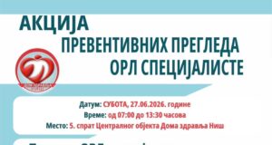 Zdrav glas i zdravo grlo počinju prevencijom: Otvorena vrata za ORL preglede u Domu zdravlja