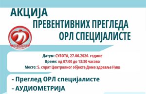 Zdrav glas i zdravo grlo počinju prevencijom: Otvorena vrata za ORL preglede u Domu zdravlja