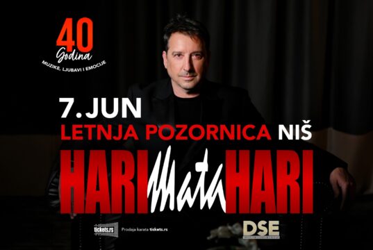 KONCERT HARI MATA HARIJA U NIŠU: POZNATI PEVAČ NASTAVLJA TURNEJU U SRBIJI POSLE SPEKTAKULARNIH KONCERATA U BEOGRADU KONCERT HARI MATA HARIJA U NIŠU