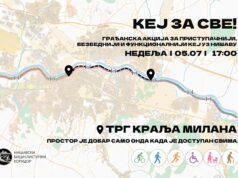 Kej za sve: Šetnjom uz Nišavu do bezbednijeg i uređenijeg prostora za pešake i bicikliste Kej za sve