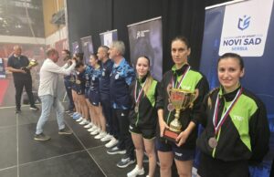 Josip Kolumbo finalista Kupa Srbije, Železničar šesti u konkurenciji najboljih ekipa Stoni tenis