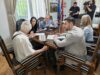 Ministarka Jelena Žarić Kovačević razgovara sa građanima u Gradskoj kući Ministarka Jelena Žarić Kovačević razgovara sa građanima u Gradskoj kući