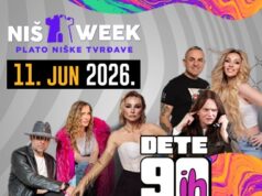 Hitovima 90-ih večeras počinje Niš Week festival. Sutra i prekosutra Vlado Georgiev, Marija Šerifović