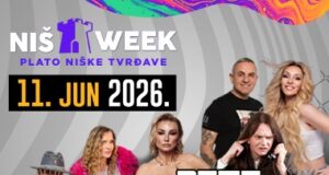 Hitovima 90-ih večeras počinje Niš Week festival. Sutra i prekosutra Vlado Georgiev, Marija Šerifović