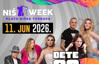 Hitovima 90-ih večeras počinje Niš Week festival. Sutra i prekosutra Vlado Georgiev, Marija Šerifović