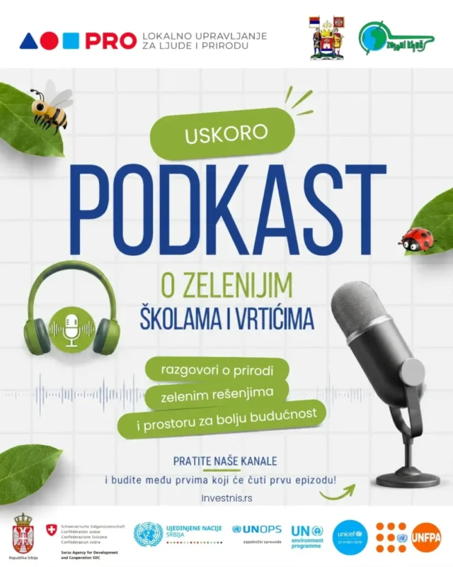 Podkast o zelenim školima i vrtićima