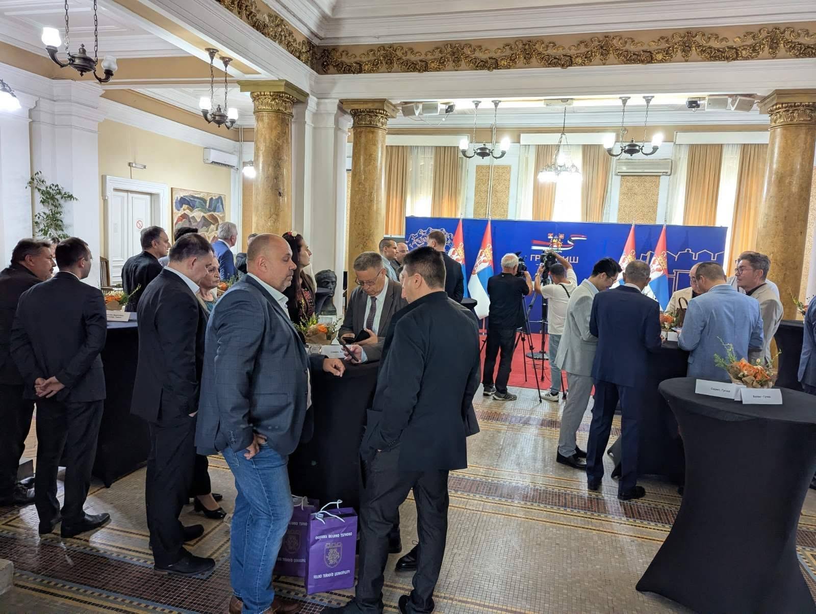 Prijem za goste u Gradskoj kući pobodom slave Sveti car Konstantin i carica Jelena