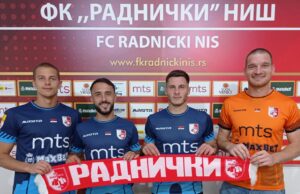 Veličković, Vidović, Kostić i Rošević zadužili dres Radničkog Rošević, Vidović, Veličković i Kostić