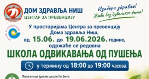 Dom zdravlja Niš organizuje školu odvikavanja od pušenja