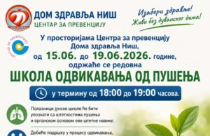 Dom zdravlja Niš organizuje školu odvikavanja od pušenja