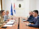 Ministarka Mesarović sa privrednicima iz Niša i Sokobanje o razvoju poslovanja i novim investicijama Adrijana Mesarović i Dragoslav Pavlović