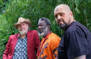 Ritmovi Afrike na Nišvilu. Trio Afro Gitano nastupa 15. avgusta Afro Gitano Phtoshoot. Toni Kitanovski, Baba Sissoko, Dj Goce. Skopje, May 2024