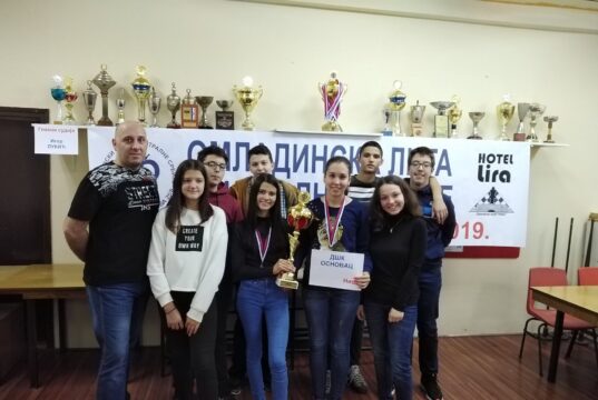 Međunarodni šahovski festival u Panteleju povodom opštinske slave Dečiji šahovski klub Osnovac