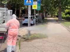 Posle nevremena i izlivanja kanalizacije, JKP „Mediana” dezinfikuje javne površine širom Niša Dezinfekcija javnih površina