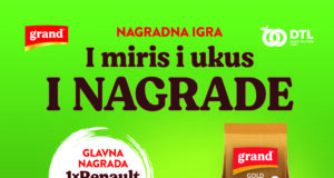 VELIKA NAGRADNA IGRA Grand kafa i DTL marketi poklanjaju Renault Clio i vredne nedeljne nagrade Grand kada i DTL nagradna igra