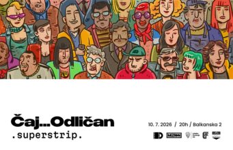 Spoj stripa i alternativne kulturne scene stiže u galeriju Mezanin Izložba Čaj... Odličan – superstrip