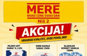 MERE 2 akcija od 15.07.2026 do 05.08.2026 Mere 2 Niš akcija