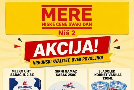 MERE 2 akcija od 15.07.2026 do 05.08.2026 Mere 2 Niš akcija