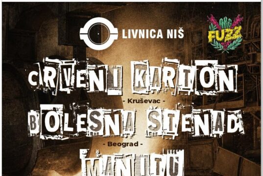 Punk spektakl u Livnici Crveni Karton, Bolesna Štenad i Manitu u subotu 04.07. Punk spektakl u Livnici Crveni Karton, Bolesna Štenad i Manitu