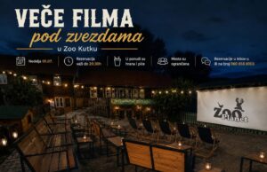Filmsko veče pod otvorenim nebom u Zoo kutku u Kamenici Veče filma pod zvezdama u Zoo kutku