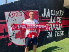 Bivši igrač Partizana i nekadašnji mladi reprezentativac novi napadač Radničkog Dušan Jovanović